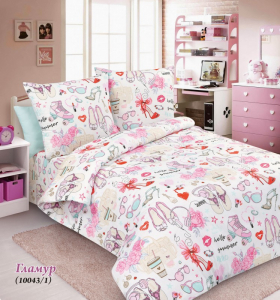 Постельное белье из поплина Гламур
