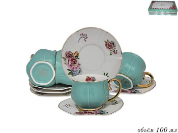 133-169 Кофейный набор 12пр. 100 мл в под.уп.(х12)