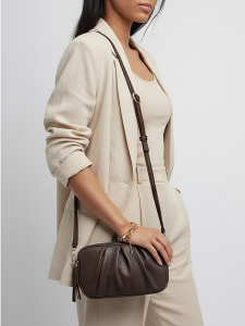 Женская кожаная сумка Richet 2919LN 804 Коричневый