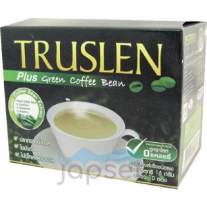 Truslen Plus Green Cofee Bean Напиток кофейный, 10 пакетиков по 16 гр