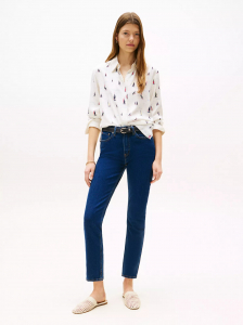 High-Rise Slim Cigarette Jean