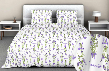 Пододеяльник Лавандовый букет бязь