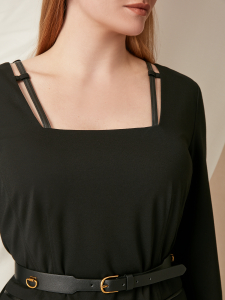 Блуза трикотажаная с рукавом 3/4