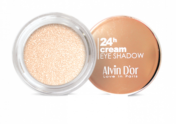 Тени для век 24h Cream EyeShadow Alvin D`or бежевый 03 Перламутровая карамель ровный и насыщенный цвет