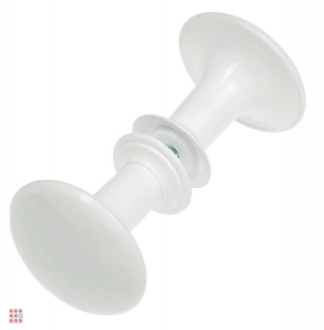 Ручка-кнопка РК1-7 пластиковая, белая