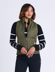 SIDE KNIT QUILTED VEST
