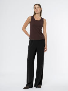 Струящиеся черные брюки