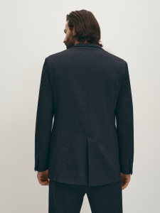 Костюмный трикотажный пиджак