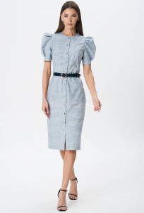Платье Lady Line 1598 голубой