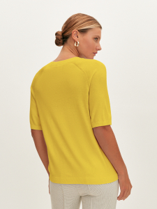 Вязаная футболка из итальянской пряжи