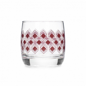 Набор стаканов РОМБ ЛИЛАК 6шт 310мл низкие