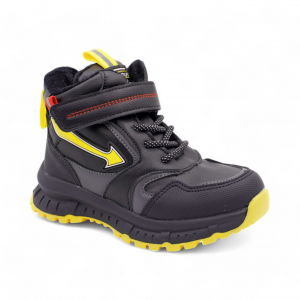 Ботинки на меху 1830-2-5 черн/желт