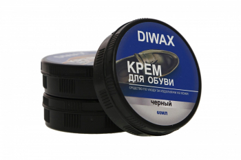 DIWAX Крем для обуви в банке ЧЕРНЫЙ 60 мл/64
