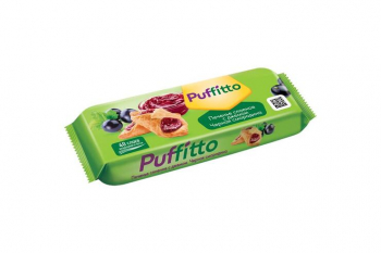«Puffitto original», печенье с начинкой со вкусом смородины, 125 г