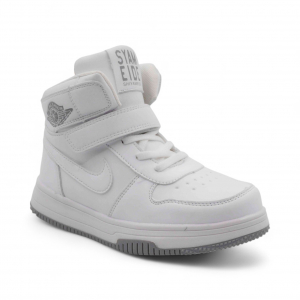 Кроссовки высокие демисезонные RM543-3-1 белые