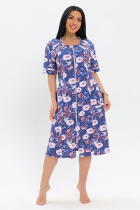 Халат домашний на молнии DWC1052