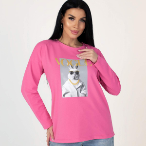 Лонгслив Софт (розовый) Оз