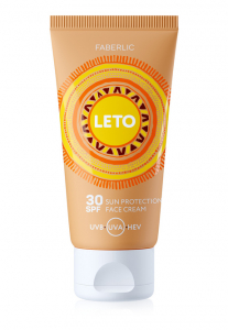 Крем для лица солнцезащитный SPF 30 Leto