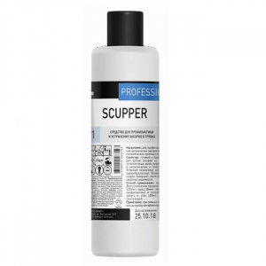SCUPPER Гель для устранения засоров в сточных трубах 1л