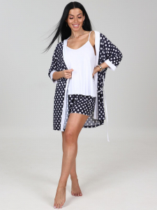 Ансамбль - пеньюар горох