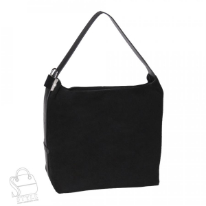 Сумка женская кожаная 3349QAA black Polina&Eiterou