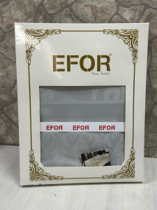 Скатерть EFOR ESILA 160*220 прямоугольная серый (GRI)