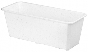 Ящик балконный 40 см, мраморный