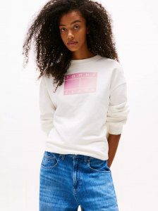 Tommy Jeans Ombre Flag Logo Sweatshirt