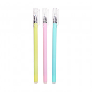 Ручка гелевая со стираемыми чернилами 0,5 мм, стержень синий, корпус с рисунком МИКС