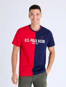 U.S. POLO ASSN COLOR BLOCK JERSEY T-SHIRT