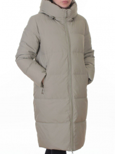 235 LT. GREEN (OLIVE) Пальто зимнее женское (200 гр. холлофайбер)