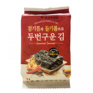 Морская капуста сушеная с соусом чили (шрирача) Nori Land, 4 г