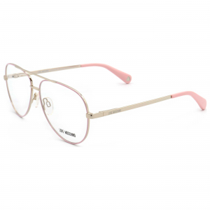 Moschino  Love Women's Pink Aviator Eyeglasses