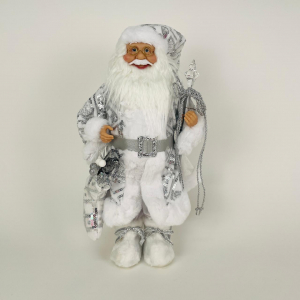 Новогодний декор - Дед Мороз серебр. 50 см (арт. S1212-18)