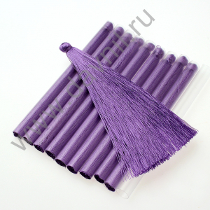 Кисточки для штор 9 см 600 нитей 10 шт сиреневые 8