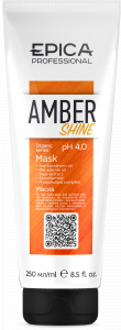 Amber Shine ORGANIC Маска для восстановления и питания, 250 мл.