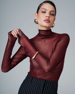 Водолазка из сетки 457.5.13