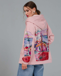 Толстовка с органзой TC005