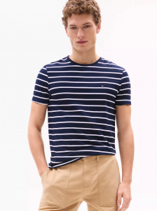 Stripe Stretch-Cotton Extra Slim T-Shirt