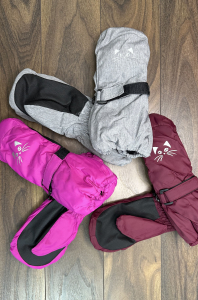 Варежки детские VA-55, плащёвка (цвета в ассортименте)