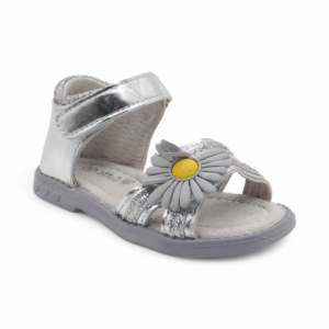 Сандалии 11008-5 серебряные