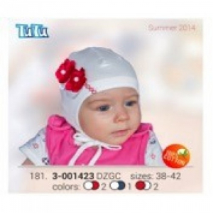 1423 Шапочка для девочек 38/42 TuTu