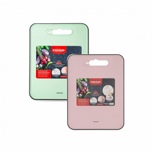 Доска разделочная FIBER pink 37х28см с ножеточкой