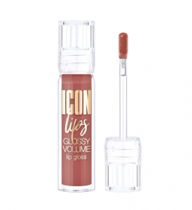 Блеск для губ ICON тон 510 Rosewood с эффектом объема LUXVISAGE