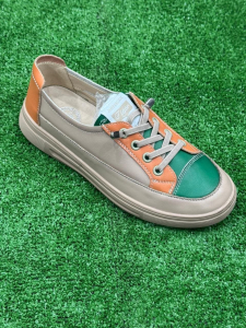 Absent / Кеды беж/зеленый