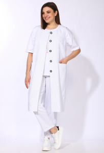 Комплект Anastasia Mak 696А белый полоска