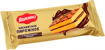 «Яшкино», пирожное бисквитное с шоколадным кремом, 30г (упаковка 12шт.)