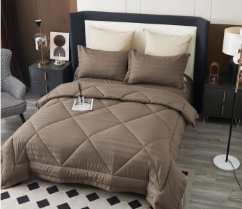 Одеяло Mency Страйп-сатин Средней плотности с простыней и наволочками ODMENZSS06