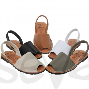 Avarca menorquina, SANDALIA SENORA PIEL