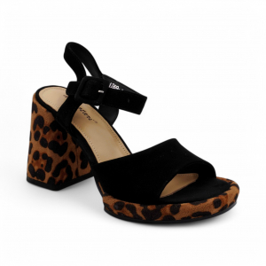 Женские туфли на каблуке Р-АТ69-1 черные